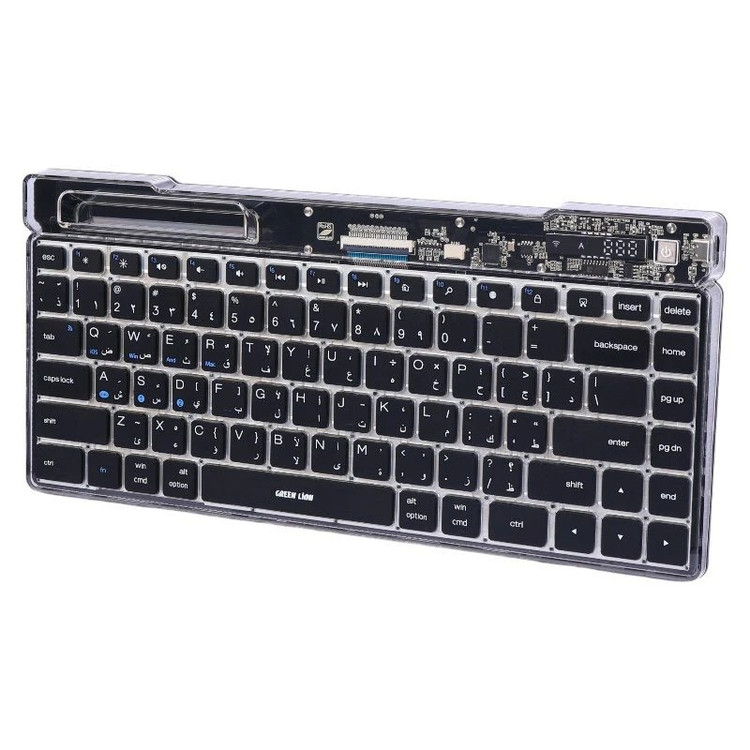 کیبورد زیبا و شفاف گرین لاین