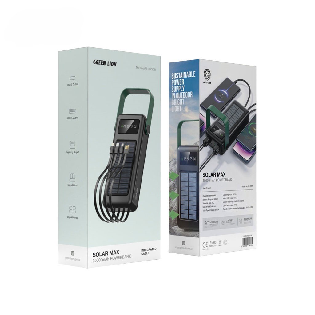 پاوربانک خورشیدی گرین لاین