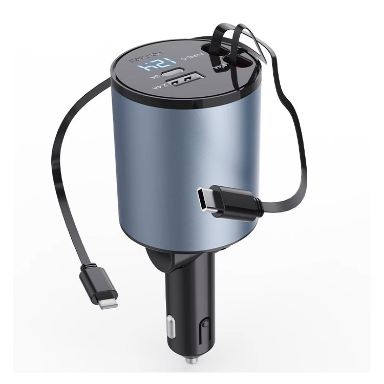 شارژر فندکی گرین لاین 4 کاره 50 وات